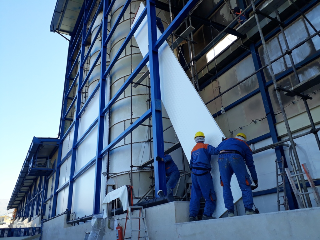Cenan Bakery Flour Silo Renovation Karaj Iran JolfaSanat Co