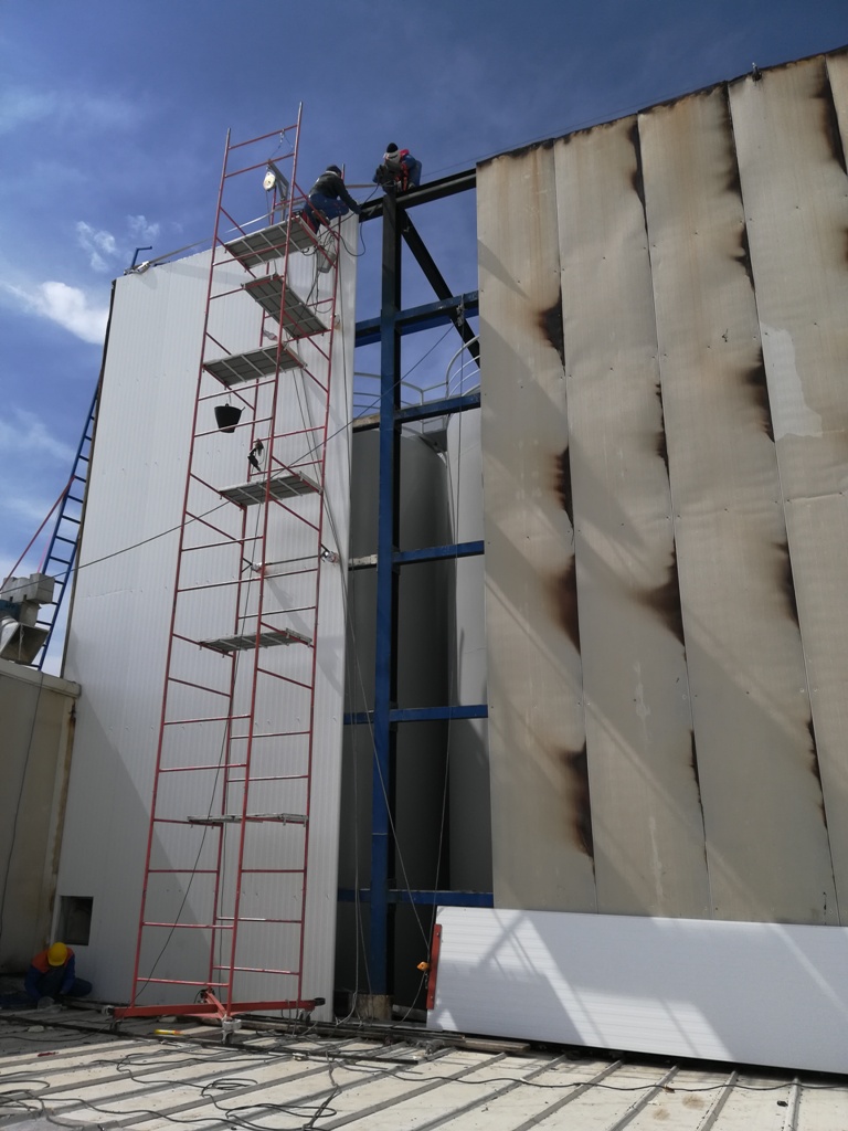 Cenan Bakery Flour Silo Renovation Karaj Iran JolfaSanat Co