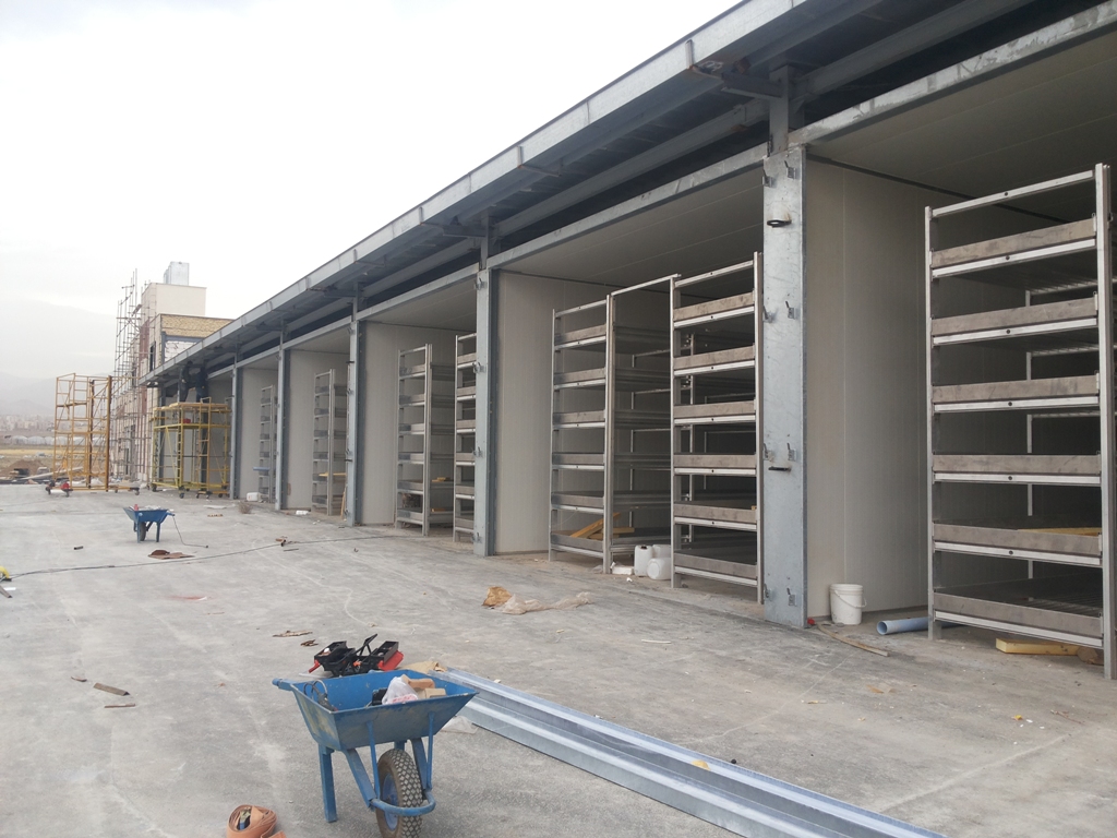 Mushroom Growing Racks Aluminium Jolfa Sanat Co.